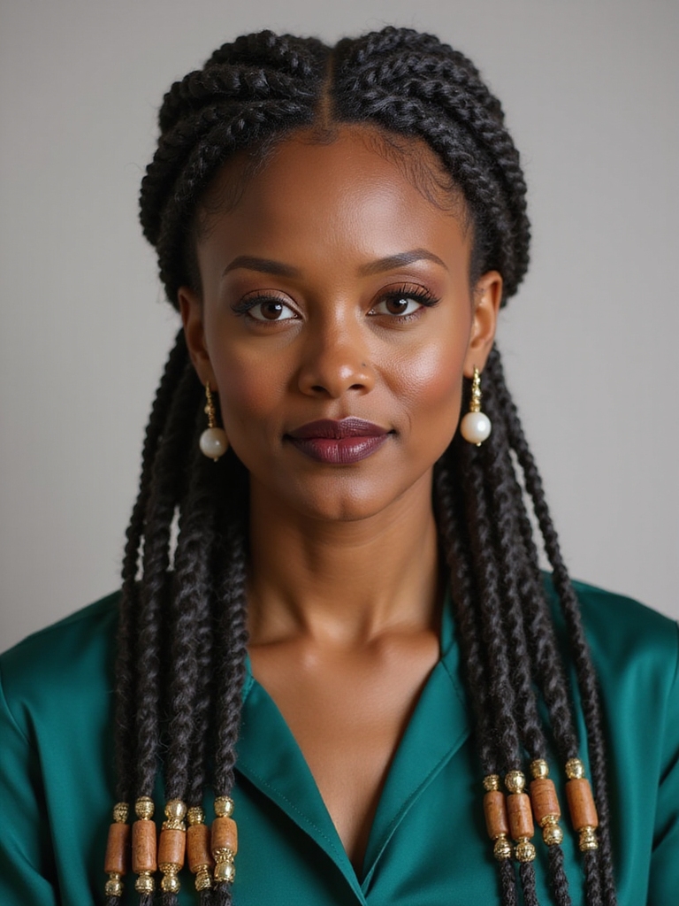 accessorize braids for individuality