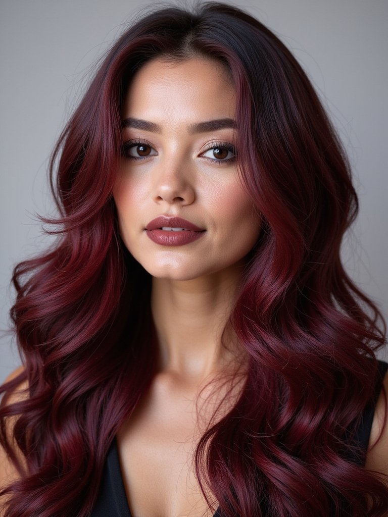 accessorize dark red hair