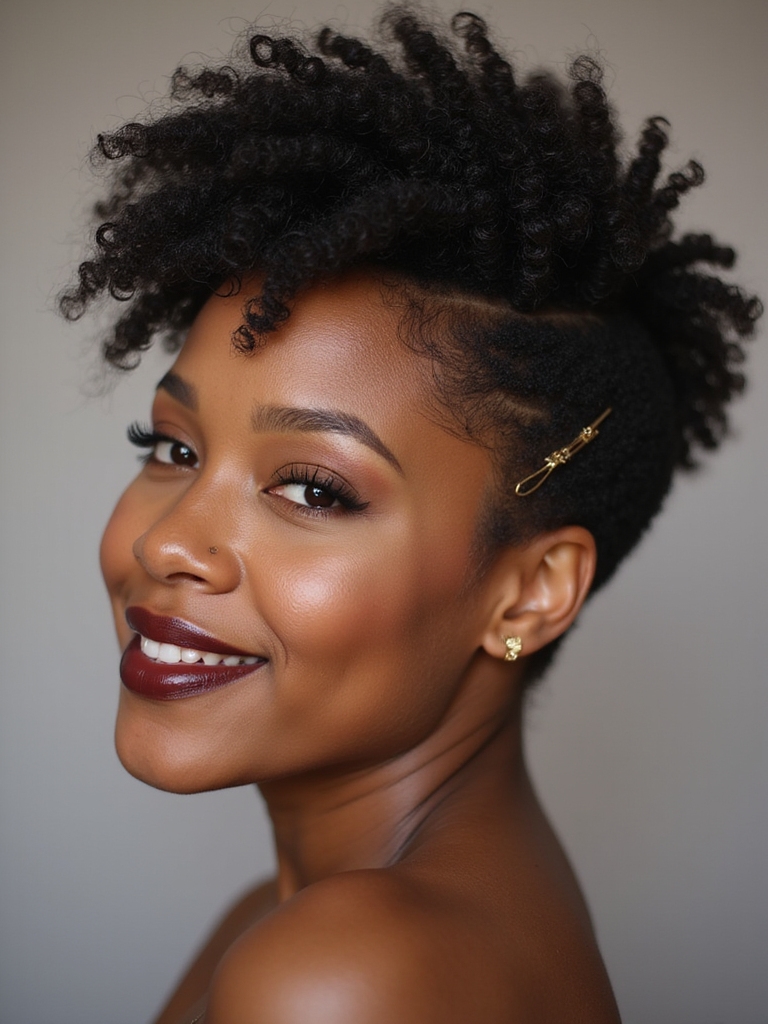 accessorize your curls stylishly