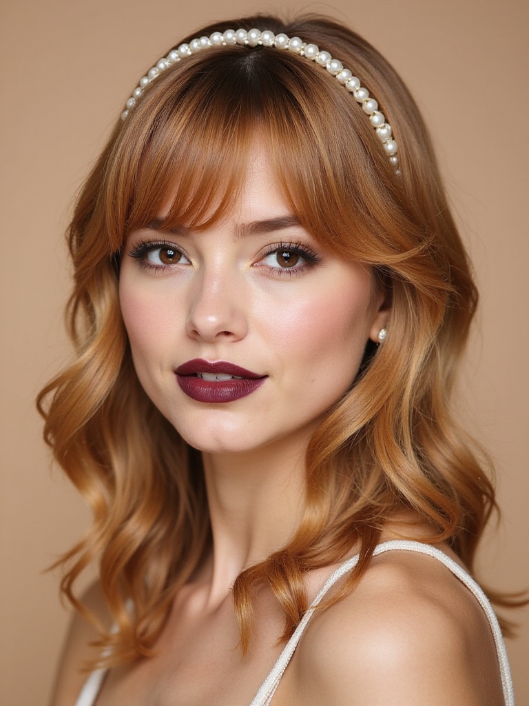 accessorize your growing bangs
