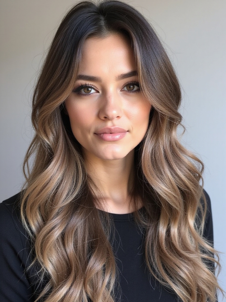 ash brown highlights technique