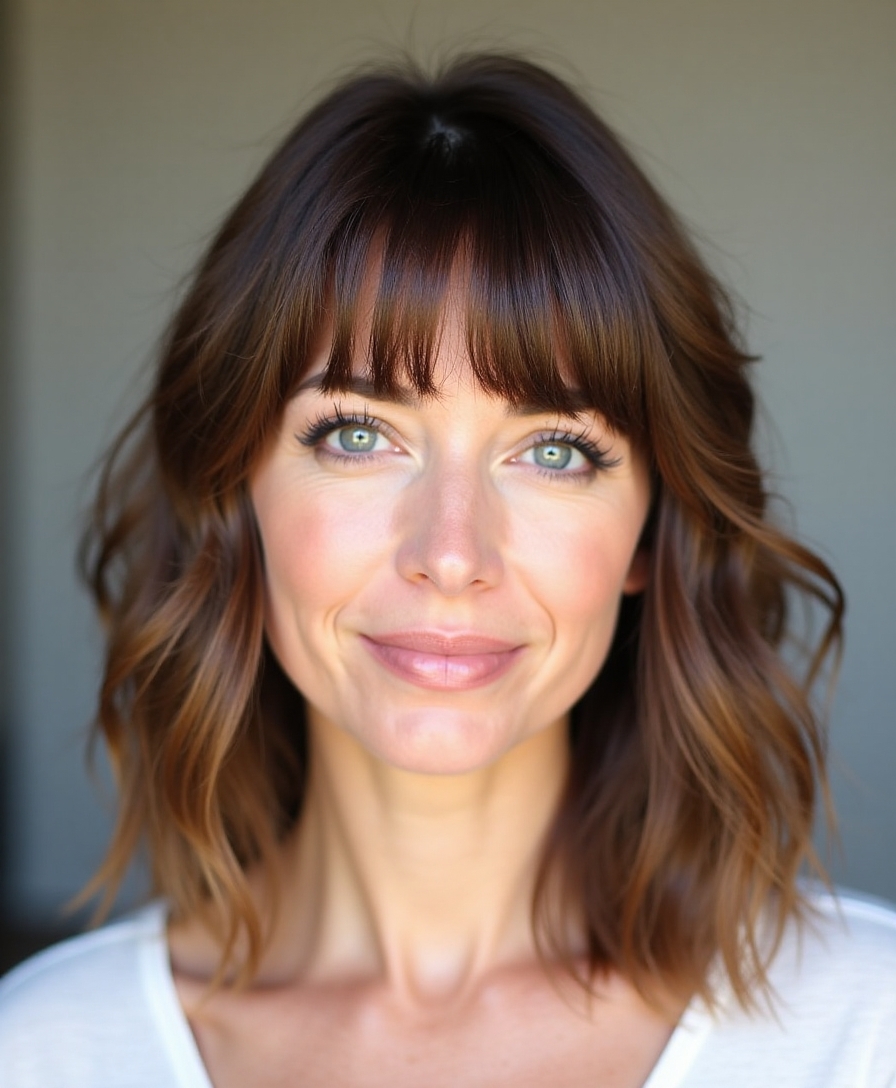 bangs for face shape