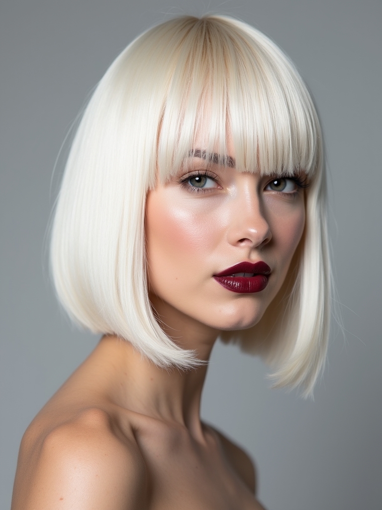 blunt cuts enhance hair volume