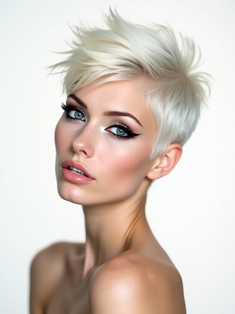bold chic pixie cut