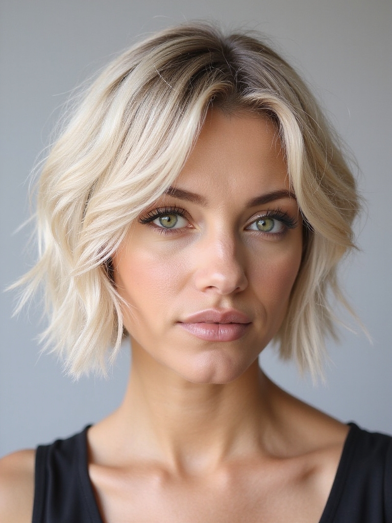 bold edgy low maintenance hairstyle