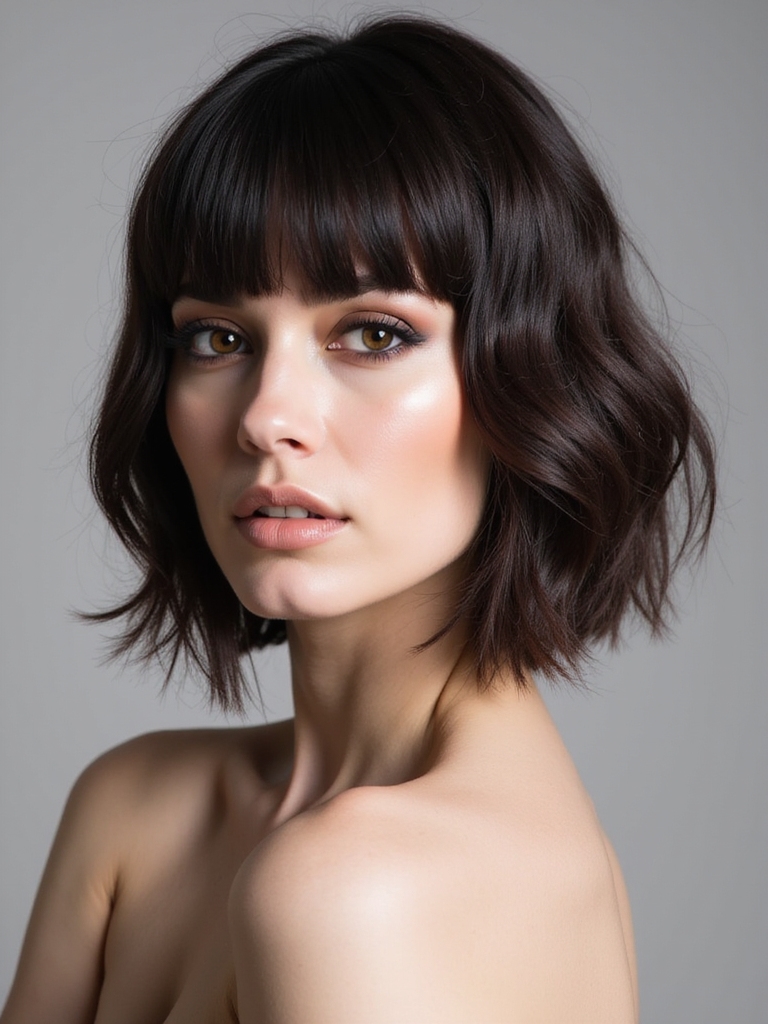 bold sophisticated angular bob
