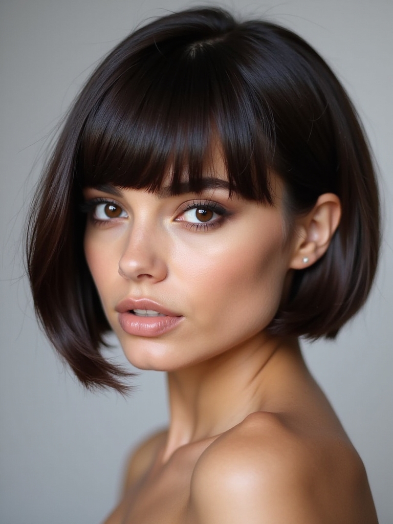 bold structured chic hairstyle