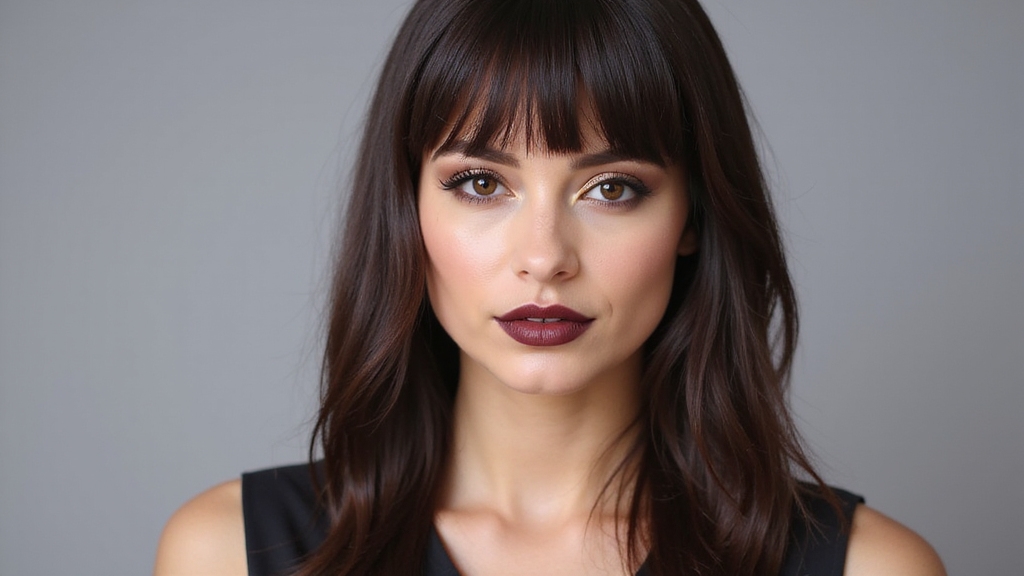 bold yet practical bangs