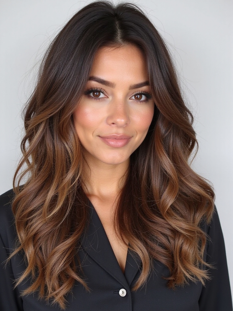 caramel highlights for brown hair