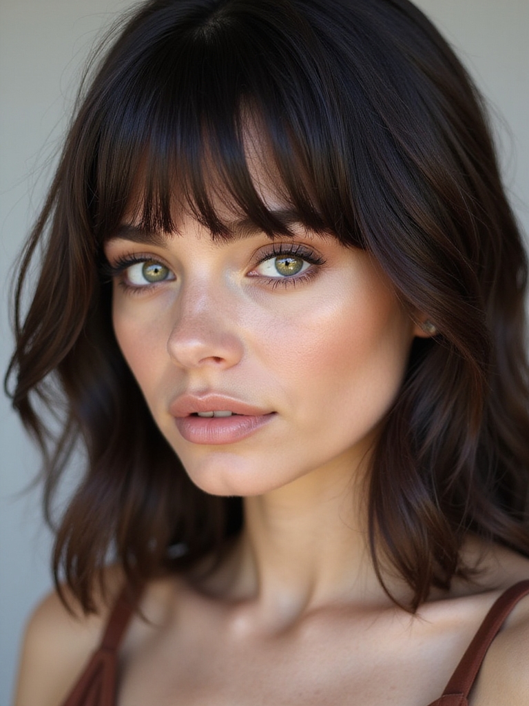 celebrity inspirations for micro bangs
