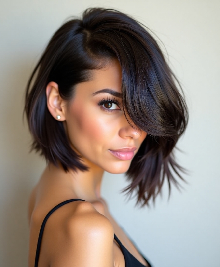 chic angled bob styles