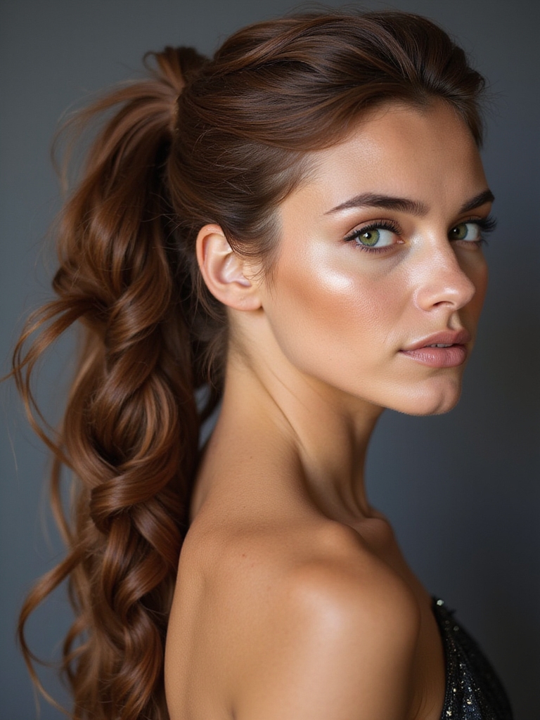 chic knotted ponytail tutorial