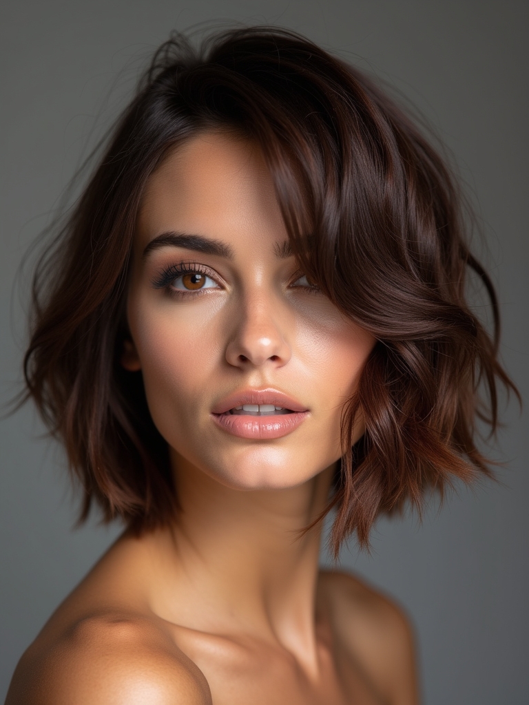 chic layered a line bob