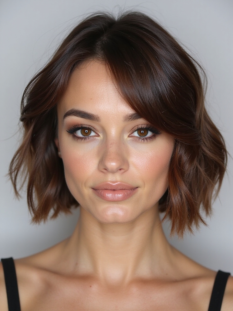 chic layered graduated bob