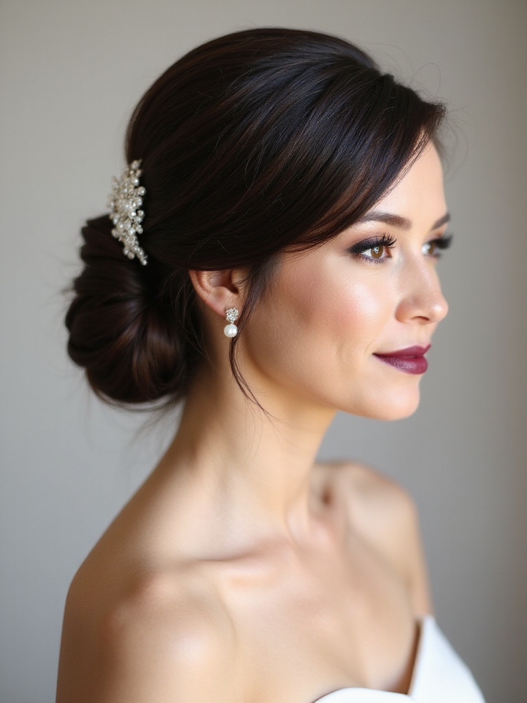 chic low bun tutorial