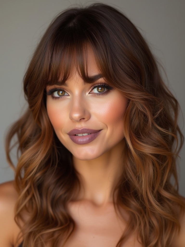 chic low maintenance face framing