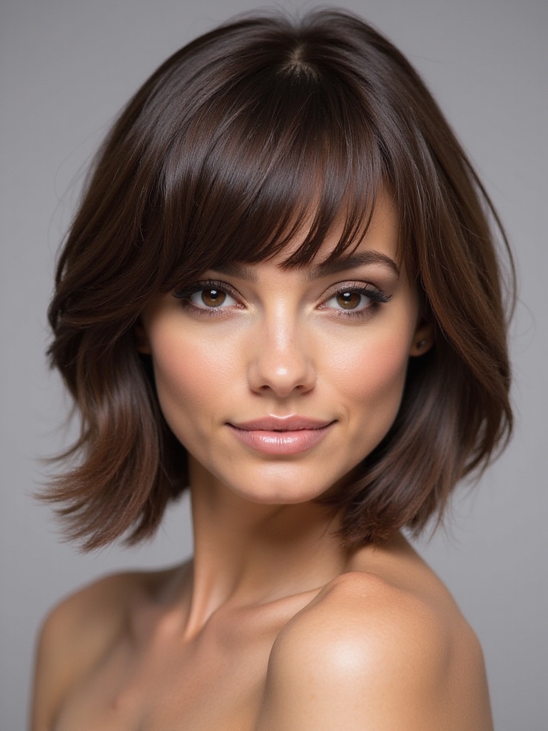 chic versatile layered lob