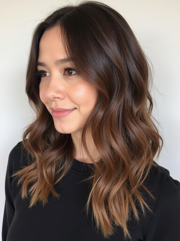 chocolate brown hair transformation