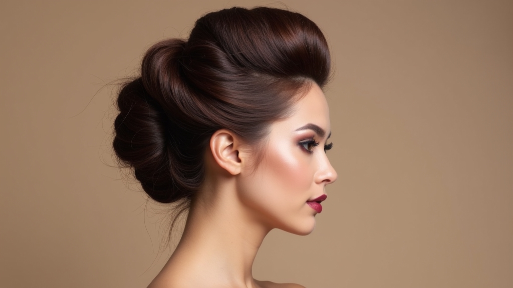classic elegant updo hairstyle