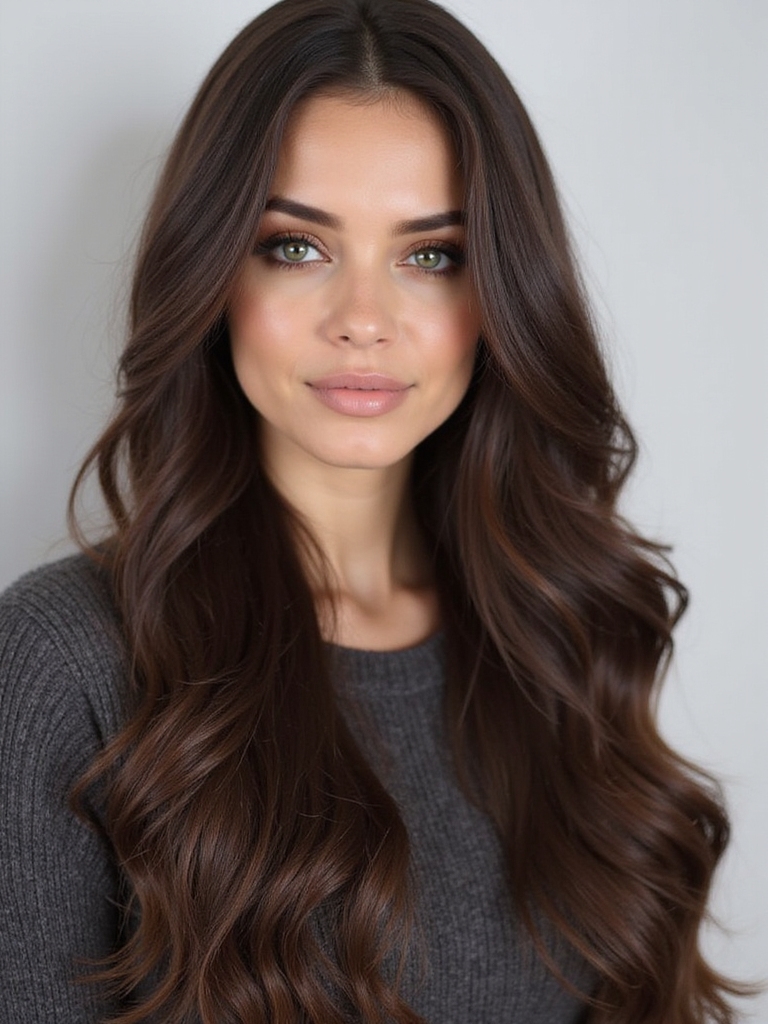 crescent cut hair layers
