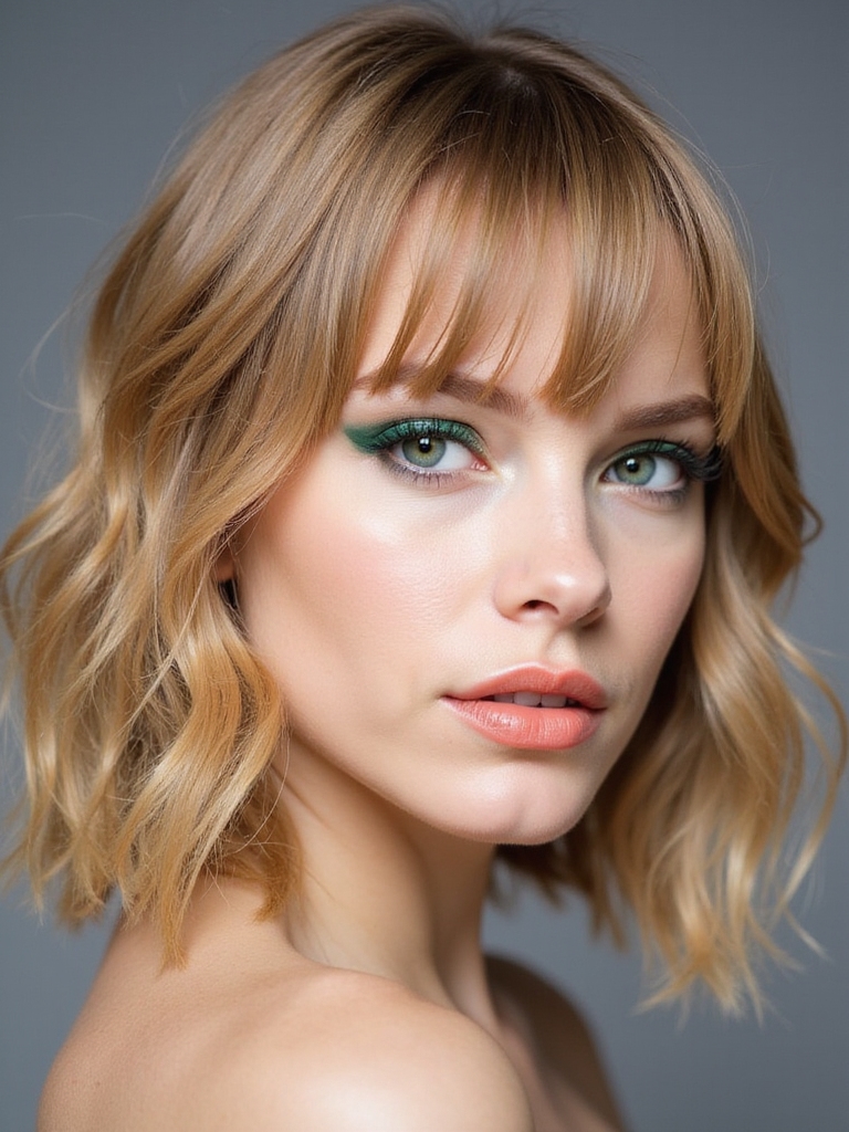 cut micro bangs confidently