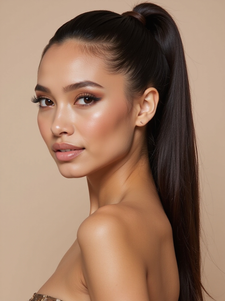 double ponytail hair tutorial