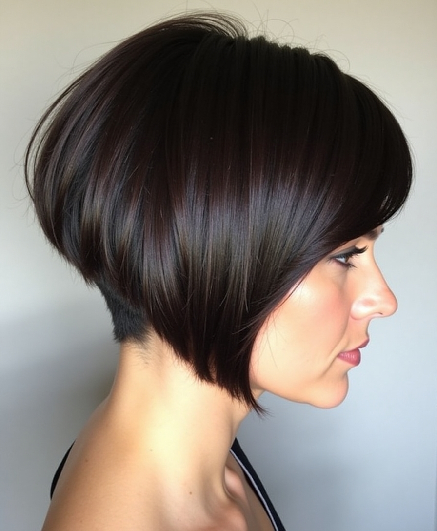 edgy double life hairstyle