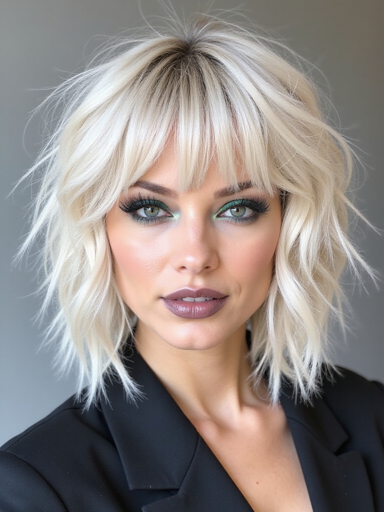 edgy elegance through textures