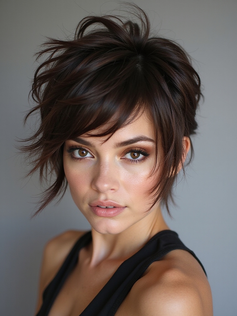 edgy versatile chic hairstyle