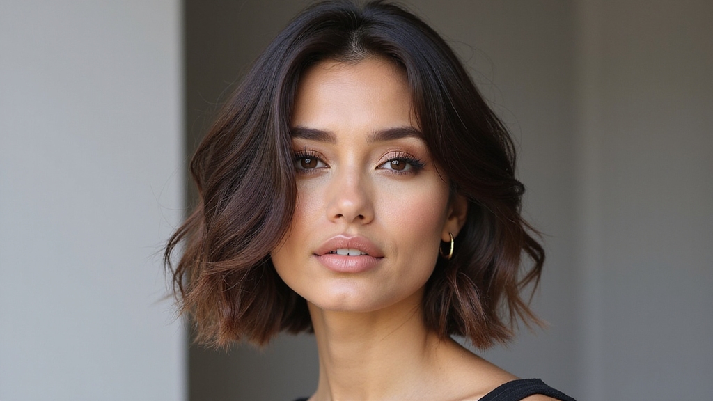 edgy yet soft long bob