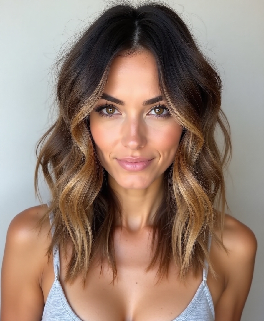 effortless beachy wavy layers