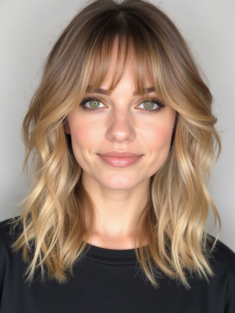effortless chic shaggy layers