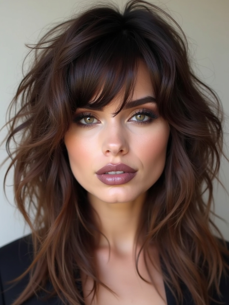 effortless chic wolf cut