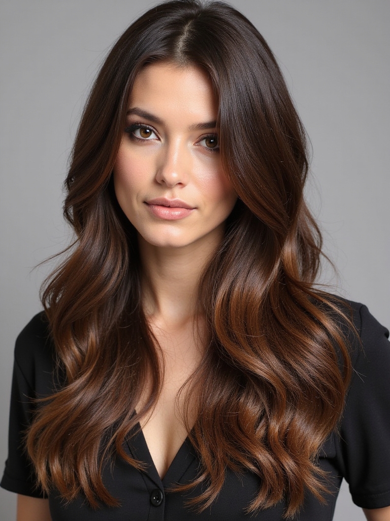 effortless glam long layers