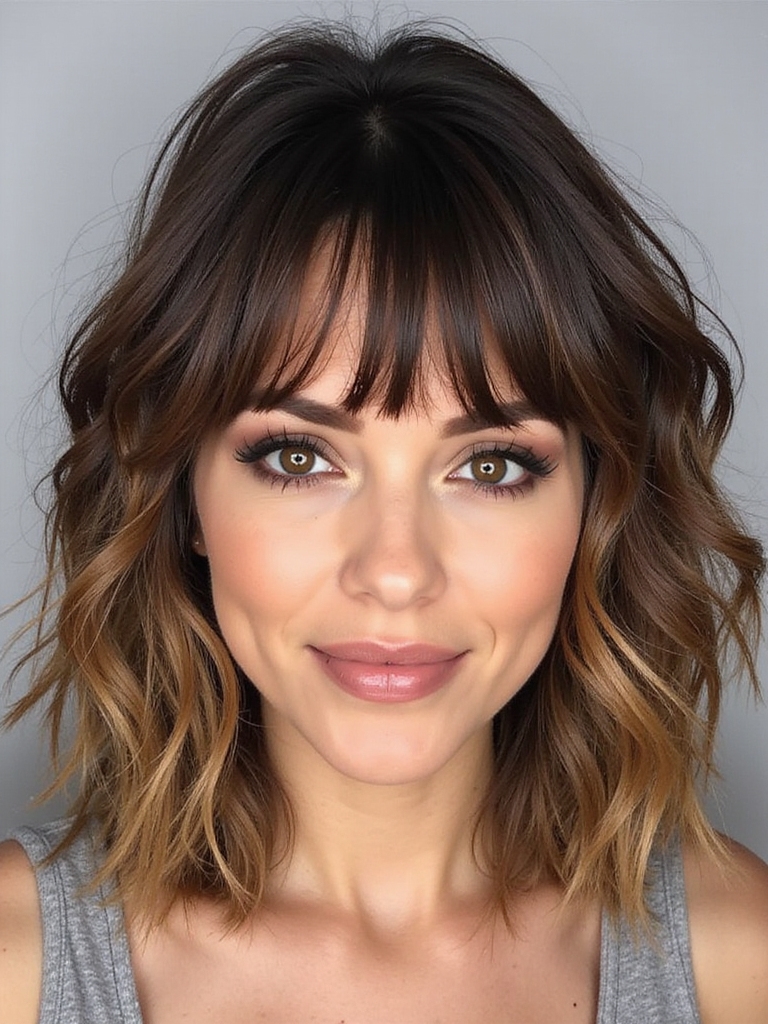 effortless shag wave styling