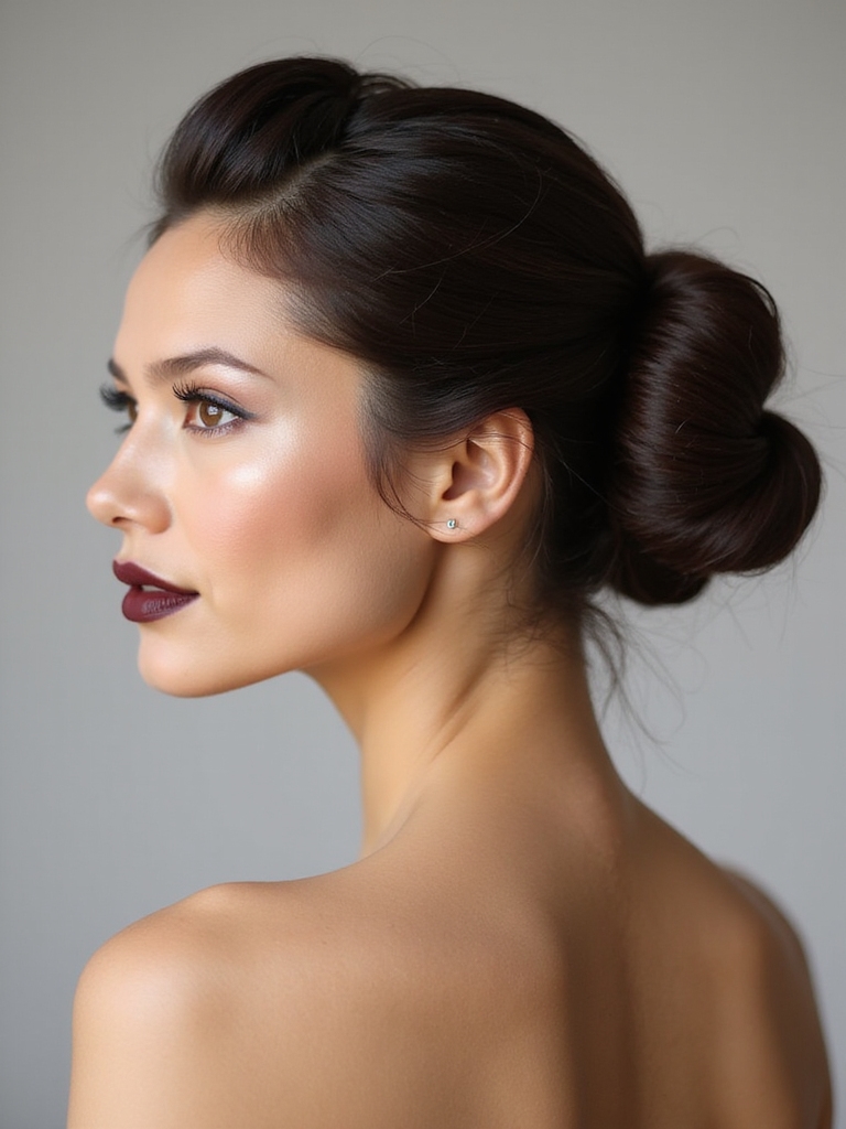 effortlessly chic chignon bun