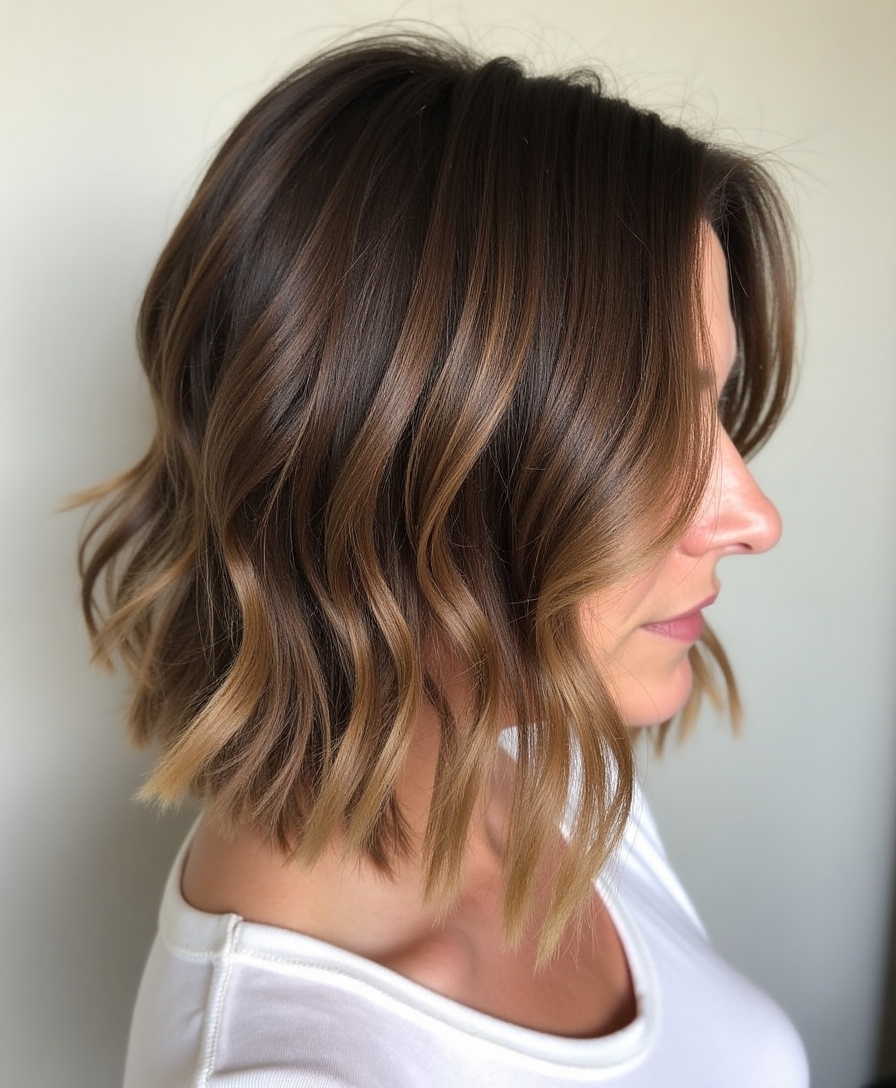 effortlessly chic layered bob