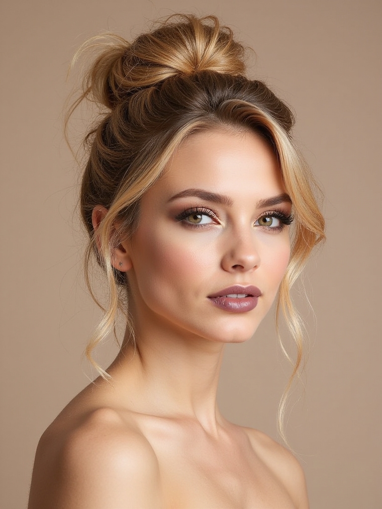 effortlessly chic messy bun