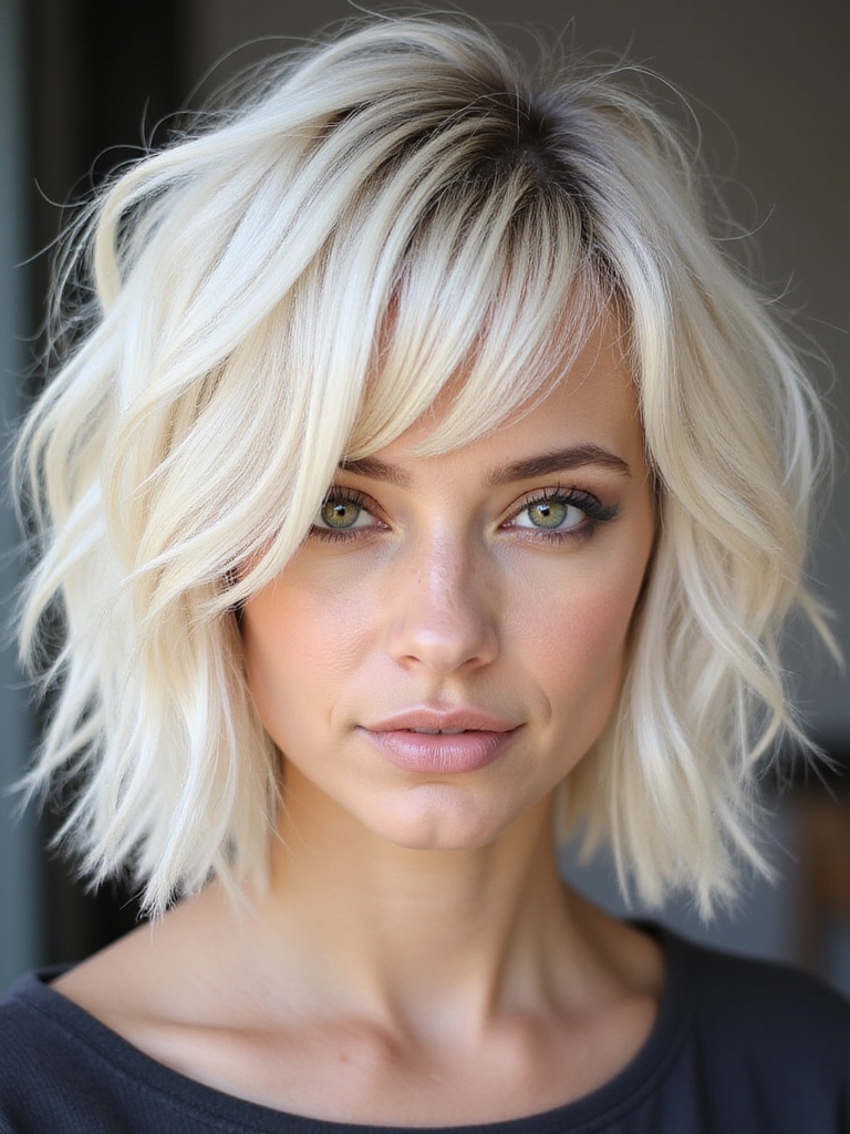 effortlessly chic short shag