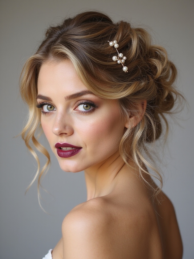effortlessly chic updo styling