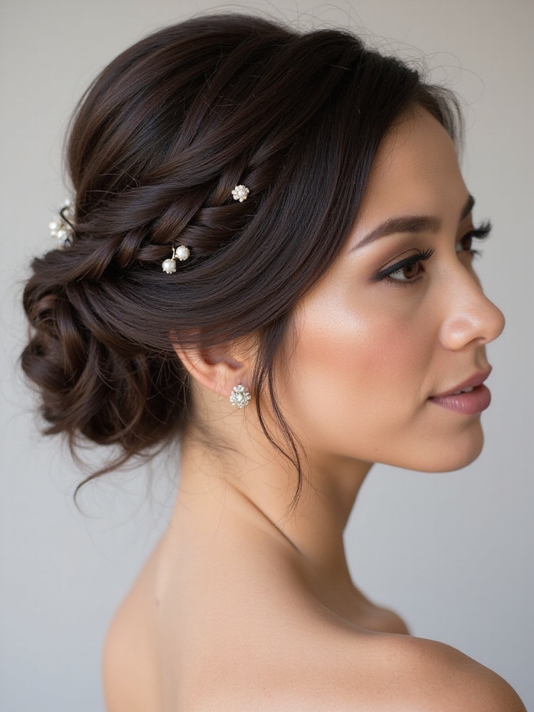 effortlessly romantic messy bun