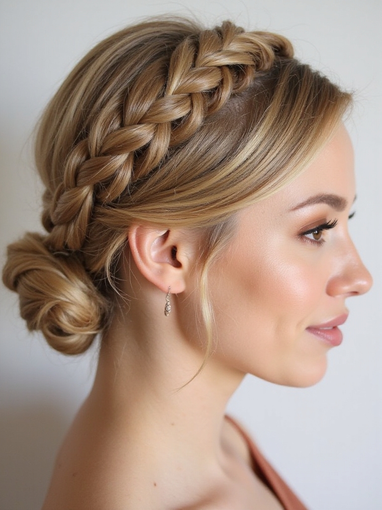 elegant and secure hairstyle