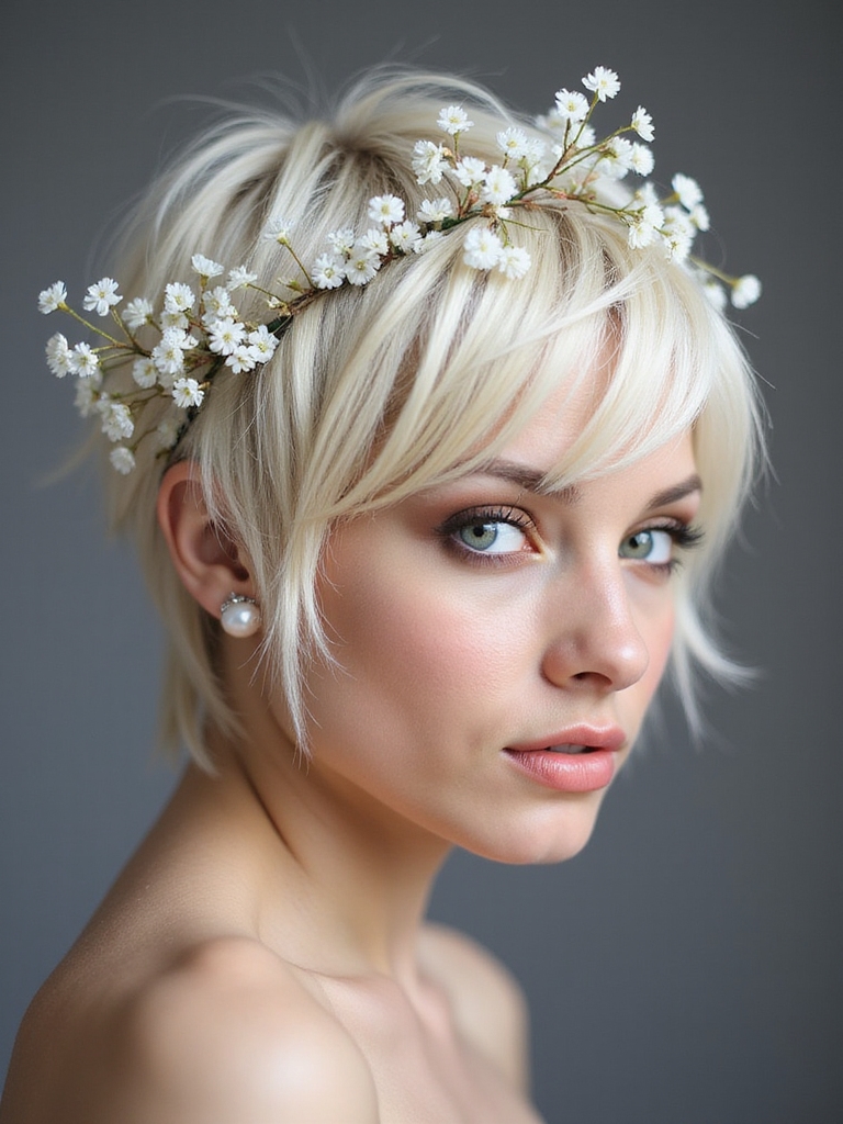 elegant flower hair accessories