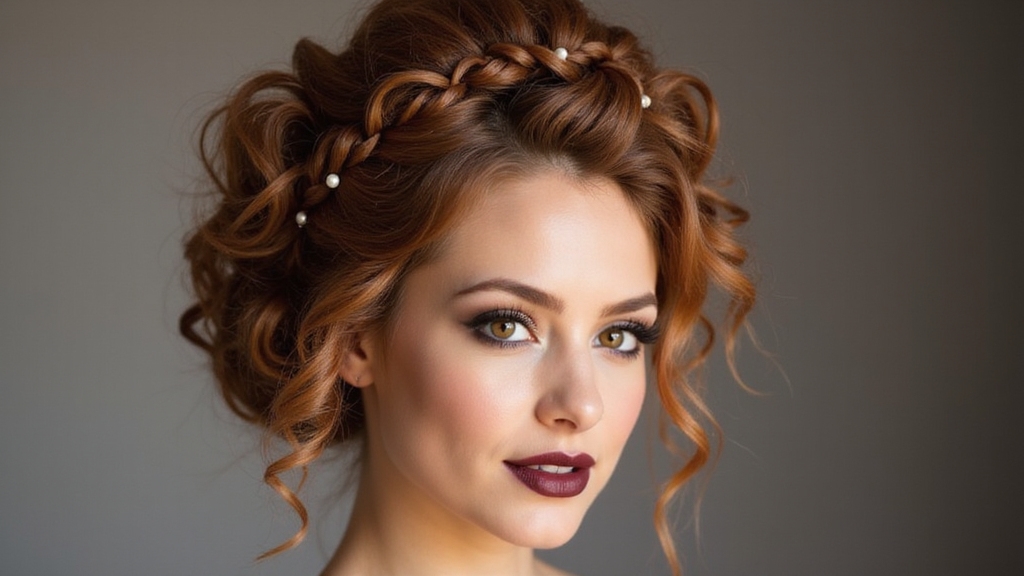elegant long hair updos