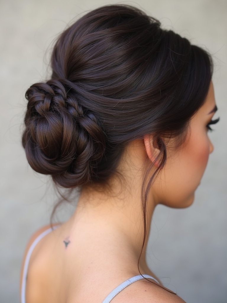 elegant sturdy bridesmaid hairstyle