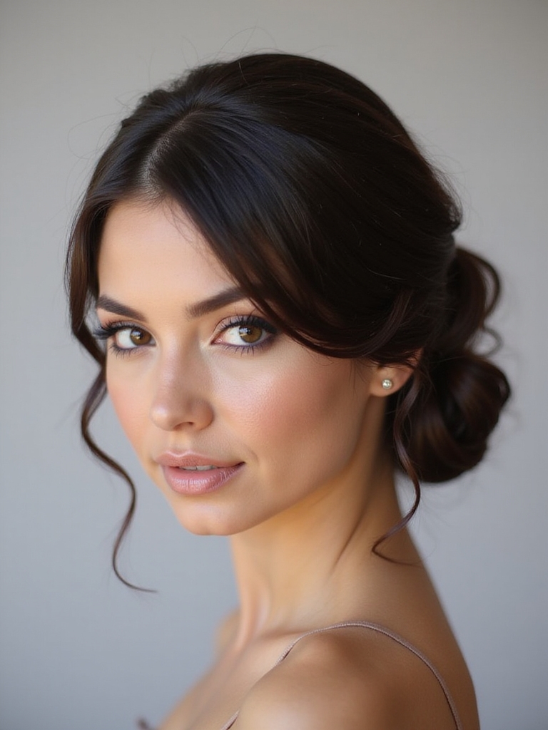 elegant twisted low knot