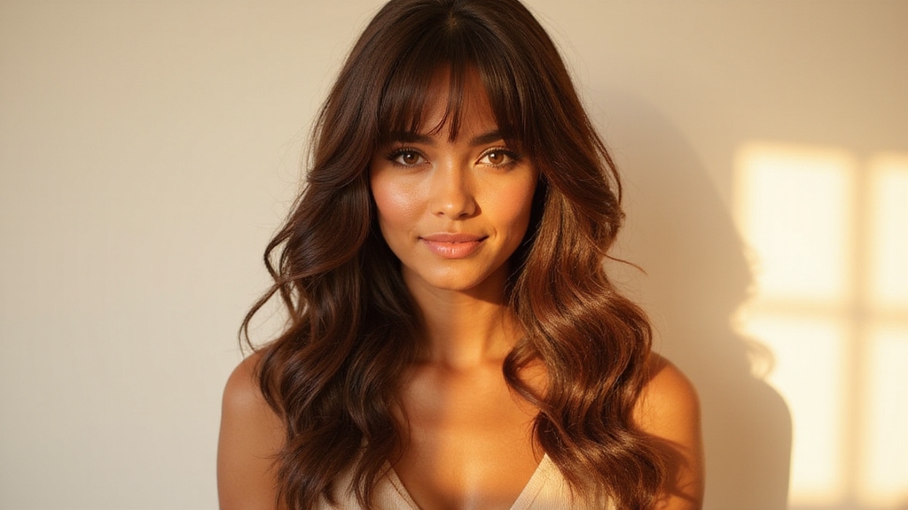 flattering bangs for growth