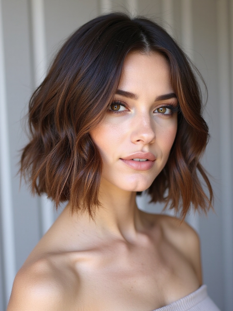 flattering face framing layers