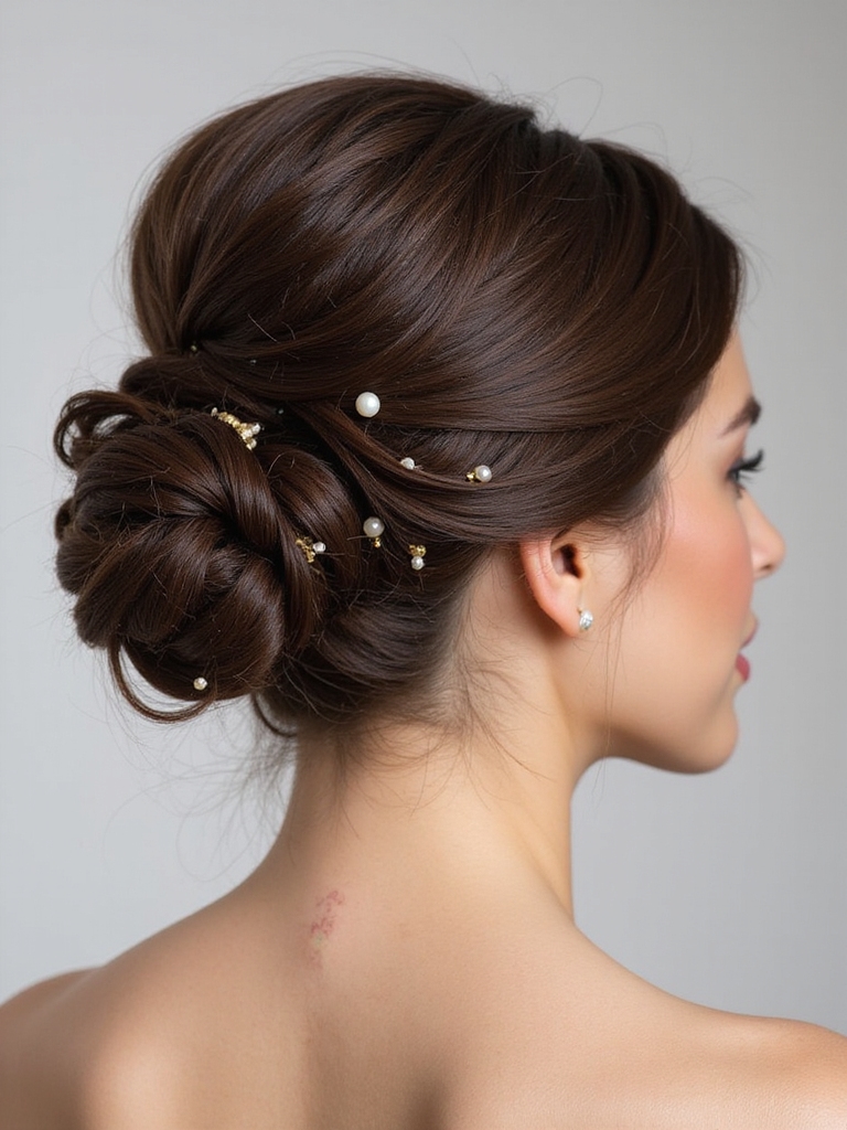 flawless secure elegant bun