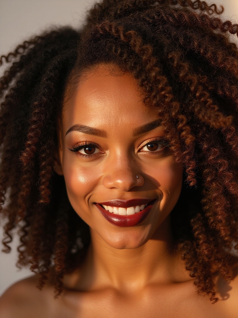 flirty finger coils hairstyle